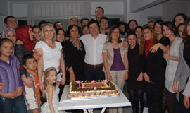 Koç yurtlarında yıldönümü kutlaması